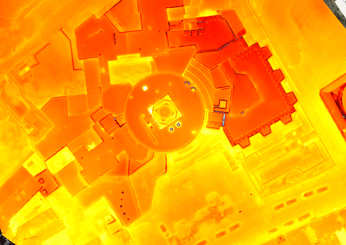 Thermographie par drone